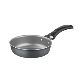 Tramontina Egg Frying Pan 13cm in dark grey aluminium with non-stick interior and black heat-resistant Bakelite handle