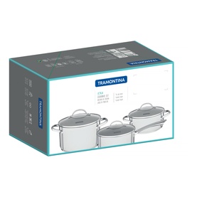 Stainless Steel Four-Piece Cookware Set