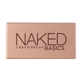 Urban Decay Naked Basics Eyeshadow Palette in Original, compact rose-gold rectangular case with embossed branding