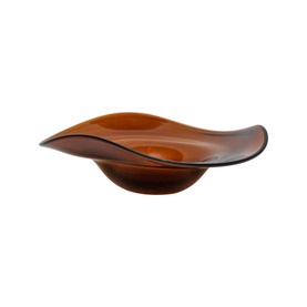 Serving Bowl Recycled Glass Wave
