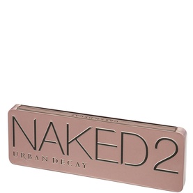 Urban Decay Naked 2 Eyeshadow Palette, rose-taupe compact case with embossed NAKED2 branding