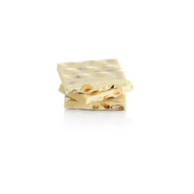 White Chocolate Bar with Salted Nuts 100g