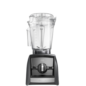 Vitamix Ascent Series A2500i Blender in slate grey with clear jug, dial controls, and compact base