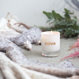 Lavender Rose and Camomile Scented Candle