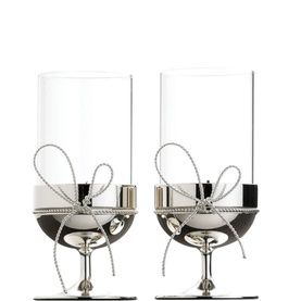 Vera Wang Love Knots Tea Light Holder Set of Two