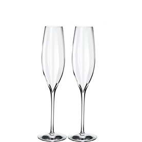 Elegance Champagne Flute Optic, Set of 2