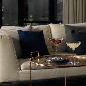 Elegance Champagne Belle Coupe Set of 2 Glasses
