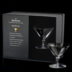 Two Elegance Martini Glasses