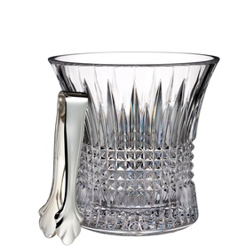 Lismore Diamond Ice Bucket With Tongs