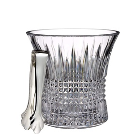 Lismore Diamond Ice Bucket With Tongs