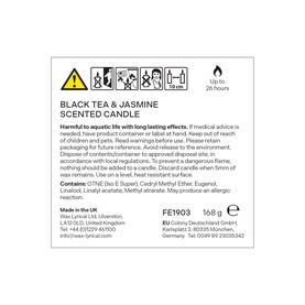 Black Tea & Jasmine Medium Candle