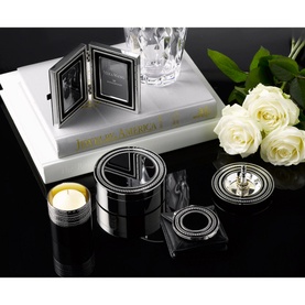 With Love Noir Toasting Flute Set of Two