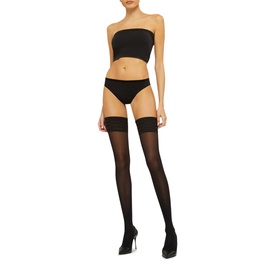 Velvet de Luxe Stay Ups Black