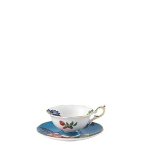 Wonderlust Sapphire Garden Teacup & Saucer