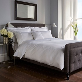 1000 Thread Count 2-Cord Duvet Cover White