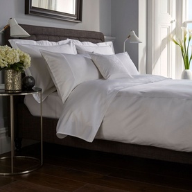 1000 Thread Count 2-Cord Duvet Cover White