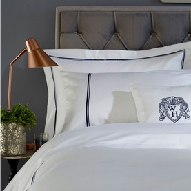 1000 Thread Count 2-Cord Duvet Cover Navy