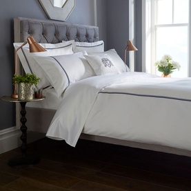 1000 Thread Count 2-Cord Duvet Cover Navy