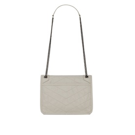 Niki Baby Vintage Crinkled Leather Chain Bag