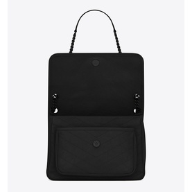Niki Vintage Crinkled Leather Medium Chain Bag