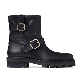 Youth II Smooth Leather Biker Boots