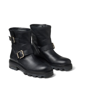 Youth II Smooth Leather Biker Boots