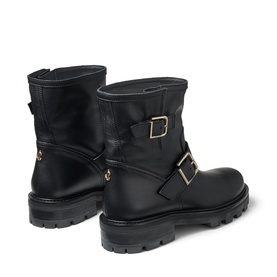 Youth II Smooth Leather Biker Boots