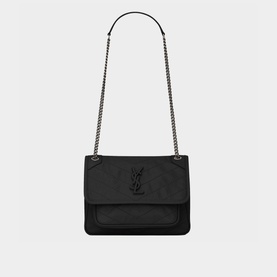 Niki Crinkled Vintage Leather Chain Bag