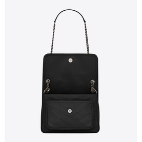 Niki Crinkled Vintage Leather Chain Bag