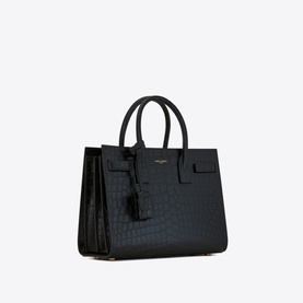 Classic Croc-Embossed Leather Baby Tote