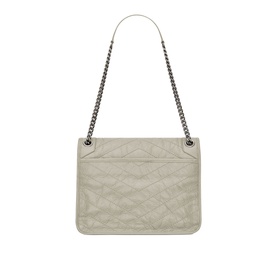 Niki Crinkled Vintage Leather Chain Bag