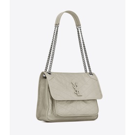 Niki Crinkled Vintage Leather Chain Bag