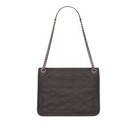 Niki Crinkled Vintage Leather Chain Bag