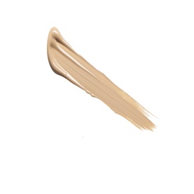 Yves Saint Laurent Touche Eclat concealer swatch in a warm beige nude tone on white background