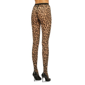 Josey Leopard Tights Fairly Light/Black