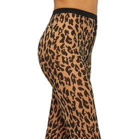 Josey Leopard Tights Fairly Light/Black