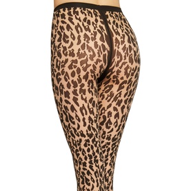Josey Leopard Tights Fairly Light/Black