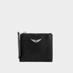 ZV Fold Grained Leather Purse