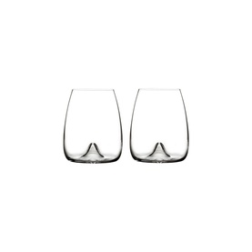 Elegance Stemless Wine Glass Set of Two