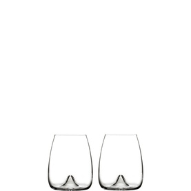 Elegance Stemless Wine Glass Set of Two