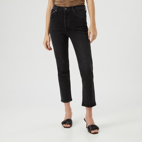 Riley High-Rise Straight Crop Jeans