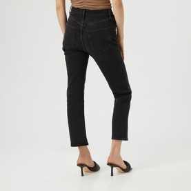 Riley High-Rise Straight Crop Jeans