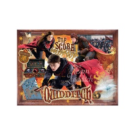 Quidditch Jigsaw Puzzle featuring Harry Potter Quidditch scene with players on broomsticks, multicoloured design, 1000 pieces