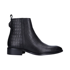 Barnes Croc-Print Zip Boots