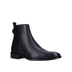 Barnes Croc-Print Zip Boots