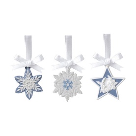 Christmas Charms Set of 3 Snowflakes and Star 2021