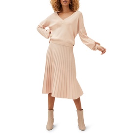 Teodora Pleat Knit Skirt