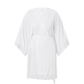 Mariana Lace-Trimmed Robe