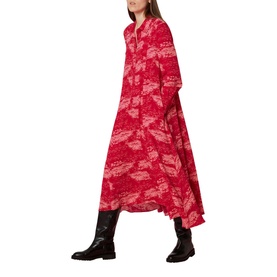 Field Print Shirt Dress