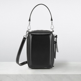 Banner Logo Camera Crossbody Bag